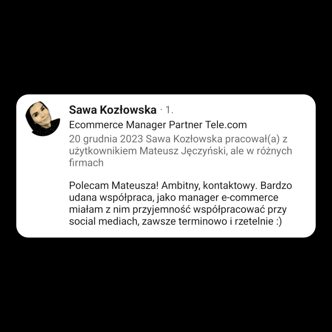 Opinia klienta marketingSMART