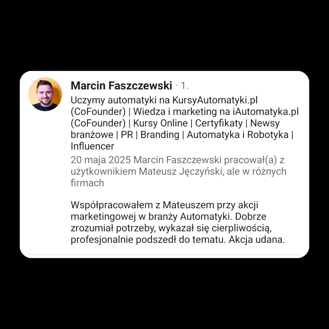 Opinia klienta marketingSMART